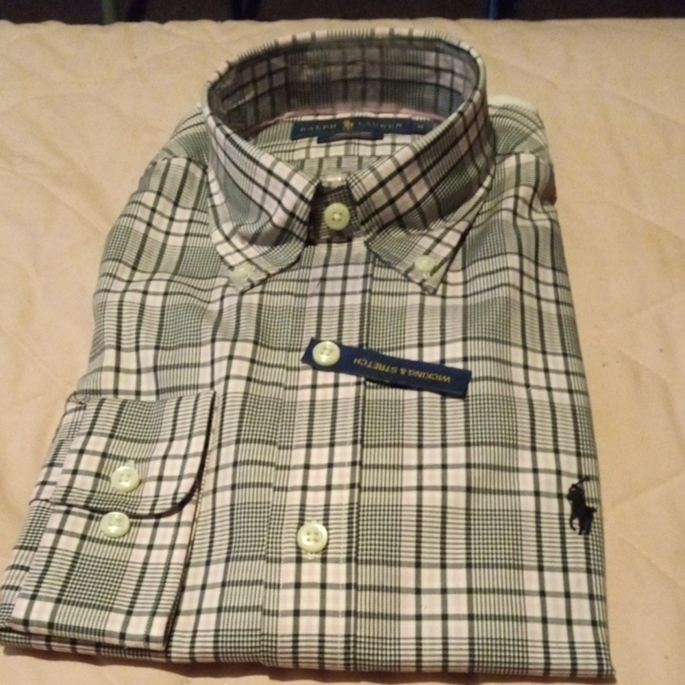 Polo by Ralph Lauren Pink StirpeCasual Button Down Shirt